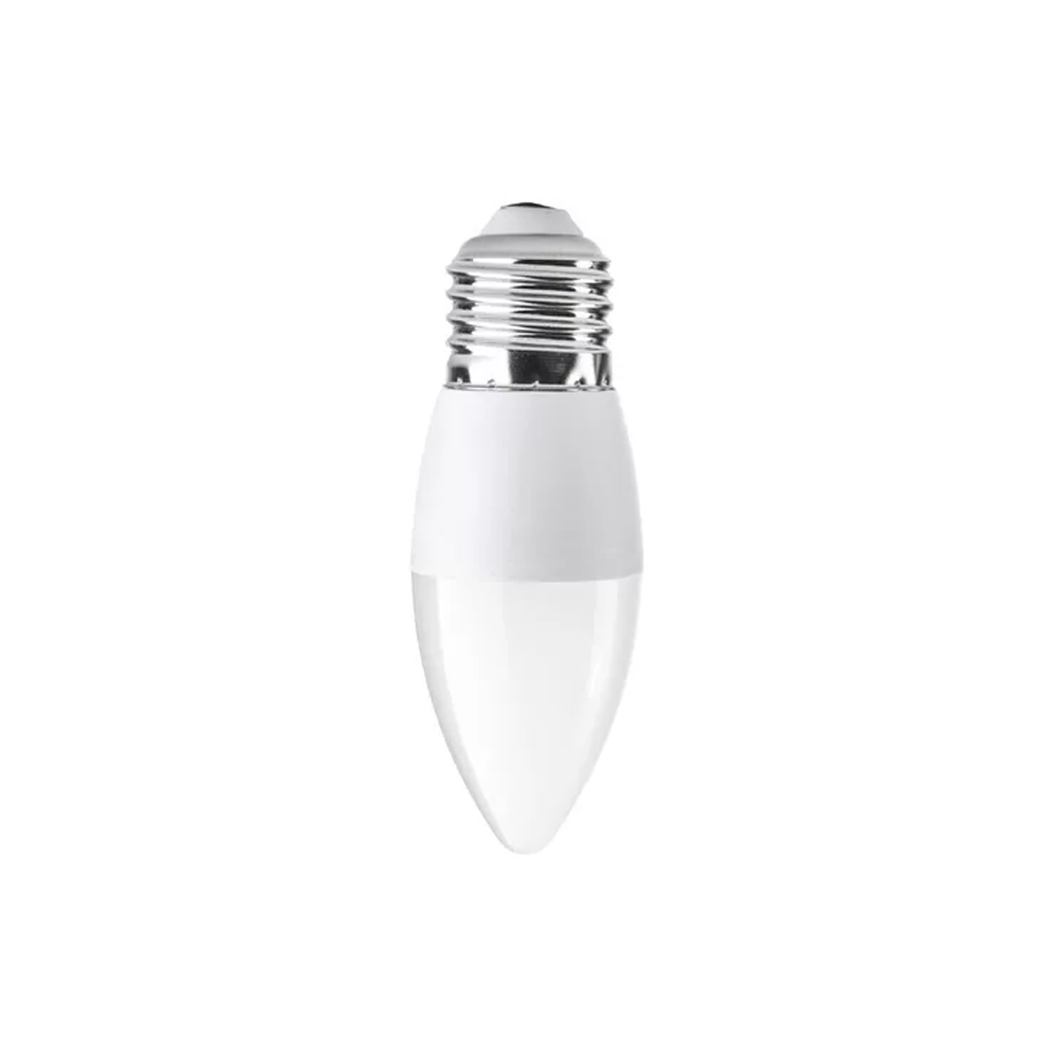 bombilla LED C37 con base E27 y potencia de 3W, ideal para iluminación eficiente en interiores. Perfecta para decorar y dar calidez a tus espacios, manteniendo bajo el consumo energético.