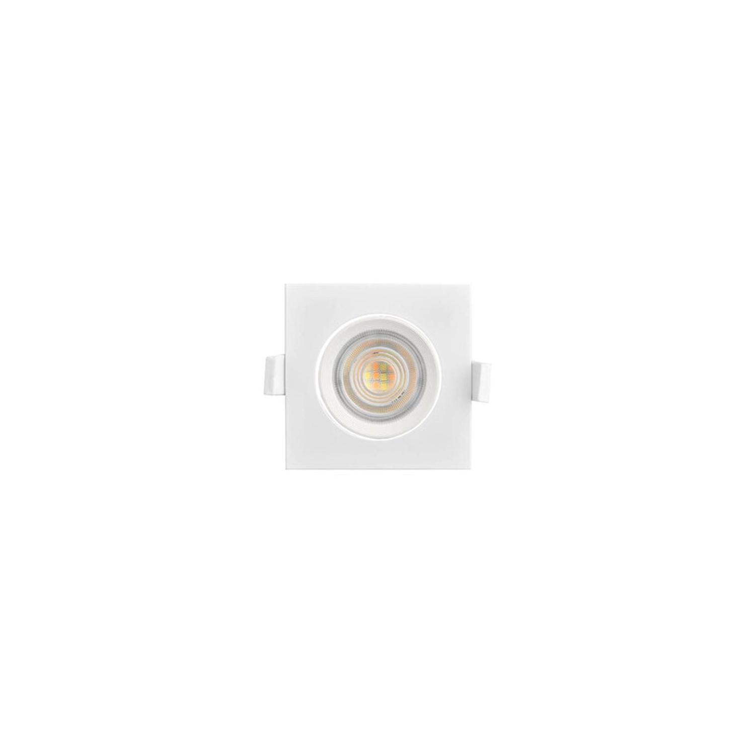 downlight cuadrado LED basculante 7W CCT empotrable