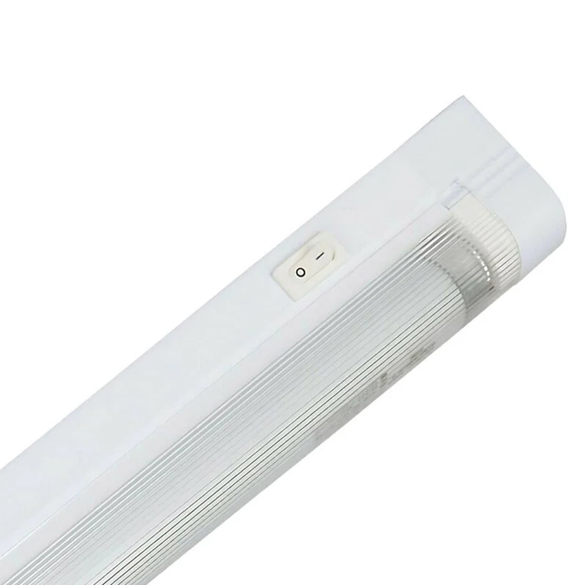 rEGLETA LED TIPO T5 313MM CON INTERRUPTOR 4W 4200K 130º 230V enlazables hasta 30 unidades