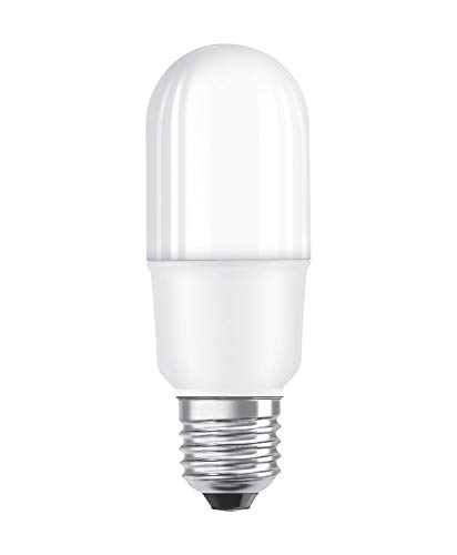 lámpara tubular LED E27 10W 4000K, alta eficiencia energética, ideal para iluminación general y ambientes de trabajo.