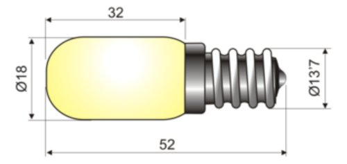 bombilla E-14 230V 10W - Ahorro energético, larga duración; ideal para iluminación en hogares y oficinas.