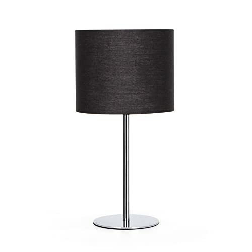 lámpara de mesa de metal E14 sin fuente de luz, ideal para iluminación decorativa y ambientes modernos.