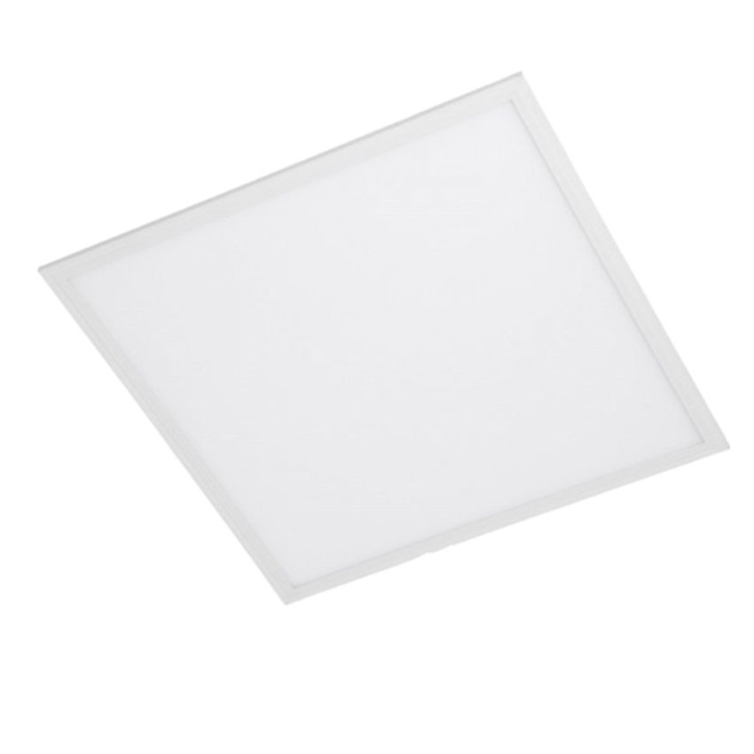 marco luminoso LED 60x60cm, 40W, 3920lm, 120º, 4000K, incluye kit de emergencia; ideal para iluminar espacios comerciales y oficinas.