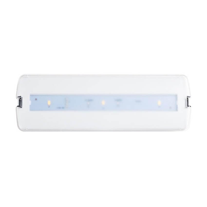 foco LED de Emergencia 100 lm, Autonomía 3 hrs, No Permanente, IP20 - Ideal para iluminación de emergencia en espacios interiores.